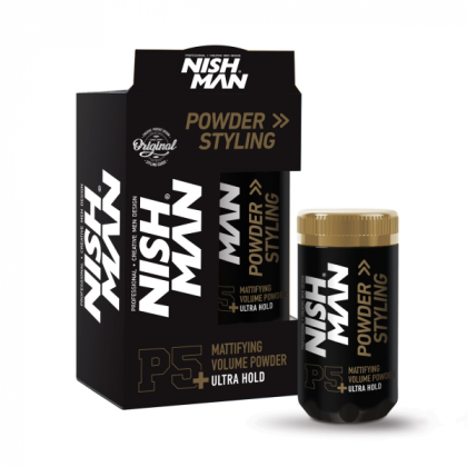 NISH MAN ULTRA HOLD HAIR STYLING POWDER HAJPOR - 20 G